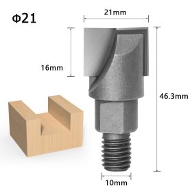 Screw thread screw bottom cleaner (Option: 10x21mm)