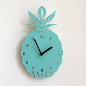 Creative Nursery Wall Clock (Option: Green pineapple)