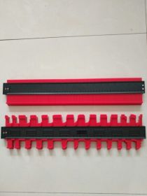 Radial Ruler Contour Gauge Taker Profile Gauge (Option: Red 500mm)