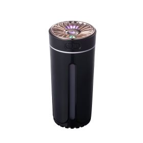 Phantom Cup Air Humidifier Silent Colorful Diffuser (Option: Black-Patch cord-USB)