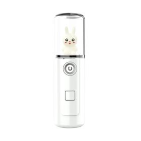 Cartoon Doll Moisturizer Facial Spray Children (Option: White-USB)