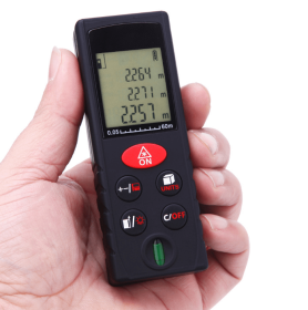 New Digital Laser Distance Meter 40m 60m 80m 100m Laser Rangefinder Level Area Volume Measuring Gauge diastimeter tape measure (Option: 40m)