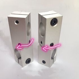 Universal cross connector 360 degree optical axis adjustment fixed part curing machine automatic painting bracket proximity switch (Option: 8x15different)