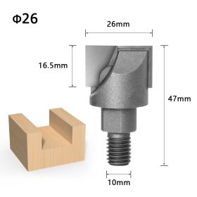 Screw thread screw bottom cleaner (Option: 10x26mm)