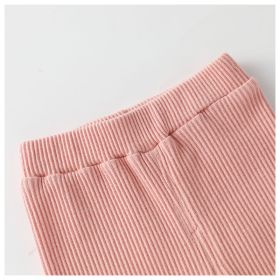 Fashionable thin cotton Leggings (Option: Pink-110cm)