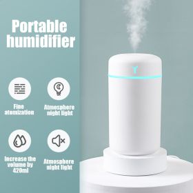 New Usb Desktop Indoor Air Atomizing Humidifier (Option: Normal white-USB)