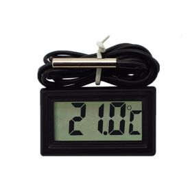 Aquarium thermometer electronic liquid crystal thermometer (Color: Black)