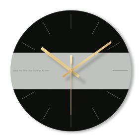 Tempered glass wall clock (Option: 3Style)
