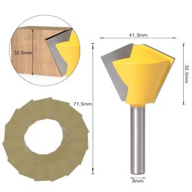 Bird's Mouth Router Bit (Option: 6 edges-Q1pc)