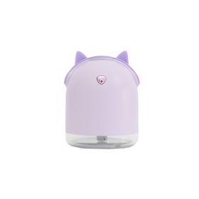Micron Atomization Lights Smart Humidifier (Option: Purple-USB)