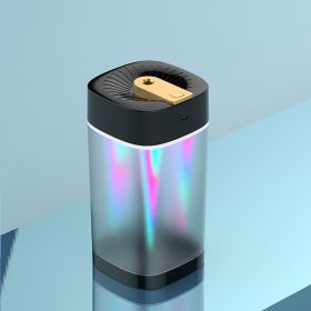 Home Car Small Desktop USB Aroma Humidifier (Option: Black-USB)