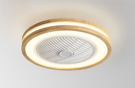 Rotating Air Guide Electric Hanging Fan Lamp (Option: Double circle old style-220V infinity)