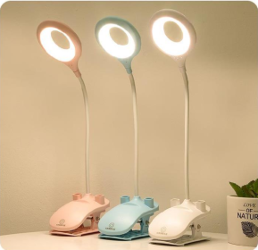 Rechargeable Reading And Eye Protection Desk Lamp (Option: White-2400mAh)
