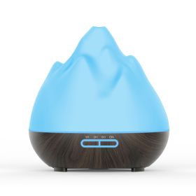Mountain View Volcano Aroma Diffuser Mini Humidifier (Option: Deep wood grain-AU)