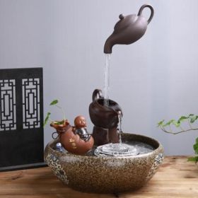 Creative Suspension Faucet Chinese Teapot Novice Humidifier (Option: As one wishes-220V US)