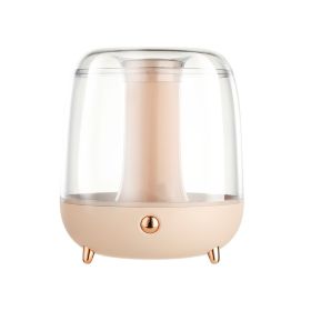 Fashionable Large-capacity Portable Smart Water Replenisher (Option: Apricot white-Mobile Edition-USB)
