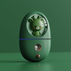 Cartoon Moisturizer USB Girls Facial Moisturizer Humidifier (Option: Fawn green-USB)