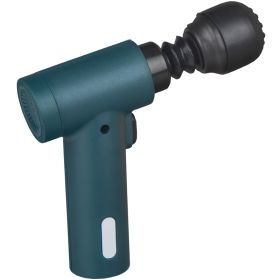 Portable Shoulder And Neck Massage Gun Fitness Equipment Small Mini Fascia Gun Massage Gun (Color: Green)