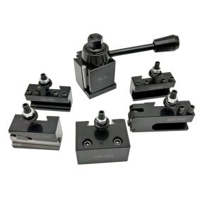 250 wedge steel quick change tool post (Option: 5piece set 3or8)
