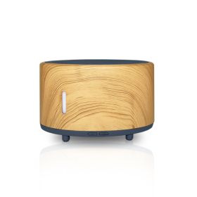 Outdoor Camping Bluetooth Music Flame Humidifier (Option: Light wood grain-Classic style-USB)