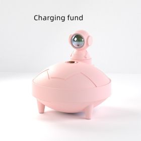 Astronaut Sunset Lamp Humidifier 2 Spraying Mode 360 Degree Rotating Head Astronaut Light USB Charging Projector Lamp (Option: Pink-Charging fund-USB)