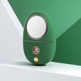 Cartoon Moisturizer USB Girls Facial Moisturizer Humidifier (Option: Mirror type green-USB)