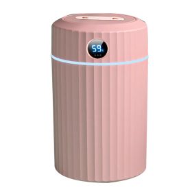 Display Home Silent Aromatherapy Bedroom Desktop Gift Humidifier (Option: E19 pink-USB)