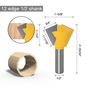 Bird's Mouth Router Bit (Option: Style C-Q1pc)