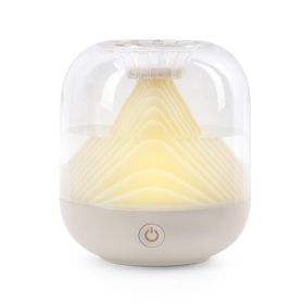 Usb Rechargeable Humidifier For Household Car Home Decor (Option: White-USB)