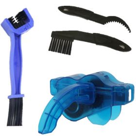 Bicycle Cleaning Tool Set Large Bristle Scrub Chain Cleaner Small Brush (Option: Set1)