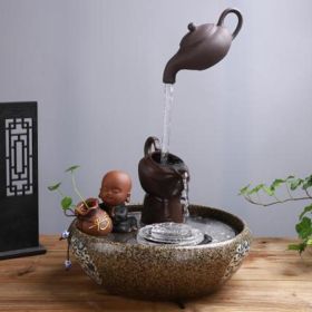 Creative Suspension Faucet Chinese Teapot Novice Humidifier (Option: Safety-220V US)