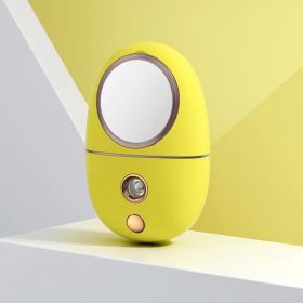 Cartoon Moisturizer USB Girls Facial Moisturizer Humidifier (Option: Mirror yellow-USB)