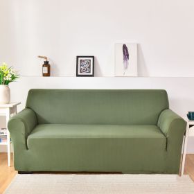 Sofa Cover All-inclusive Non-slip Sofa Slipcover Fabric Craft General (Option: Army Green-Single)