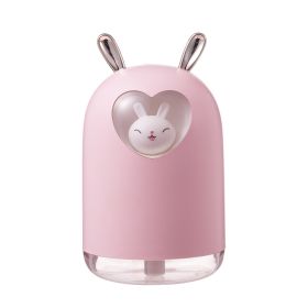 Fashion New Creative Small Fairy Rabbit Humidifier (Option: Pink-USB)