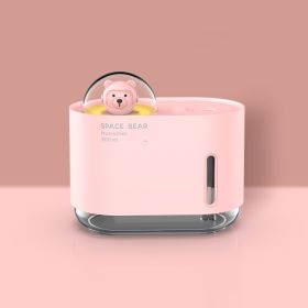 New Cute Pet Humidifier Spray Water Meter Night Light Usb (Option: Pink-USB)