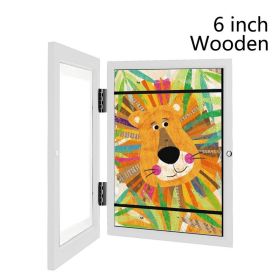 Children Art Frames Magnetic Front Open Changeable Kids Frametory for Poster Photo Drawing Paintings Pictures Display Home Decor (Color: 10x15x2.9cm3)