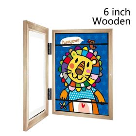 Children Art Frames Magnetic Front Open Changeable Kids Frametory for Poster Photo Drawing Paintings Pictures Display Home Decor (Color: 10x15x2.9cm4)