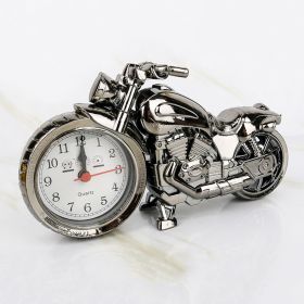 Unique Motorcycle-Shaped Alarm Clock - Add a Creative Touch to Your Decor! (Color: Black Golden Motorcycle Alarm Clock)