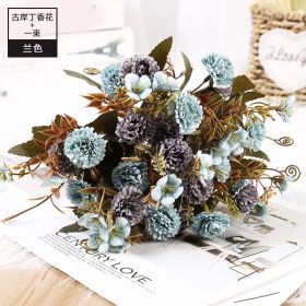 11pcs Bouquet Of DRIED Flowers ROSE Roses Bouquet Of Natural Air Dried Nordic Wind Wedding Home Decoration Valentine&#39;s Day Gift (Color: B)