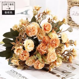 11pcs Bouquet Of DRIED Flowers ROSE Roses Bouquet Of Natural Air Dried Nordic Wind Wedding Home Decoration Valentine&#39;s Day Gift (Color: E)