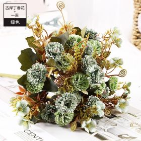 11pcs Bouquet Of DRIED Flowers ROSE Roses Bouquet Of Natural Air Dried Nordic Wind Wedding Home Decoration Valentine&#39;s Day Gift (Color: C)