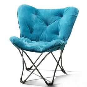 Comforts Adult Folding Butterfly Chair (Color: Blue)