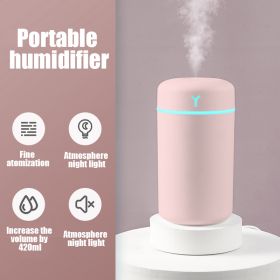 New Usb Desktop Indoor Air Atomizing Humidifier (Option: Normal pink-USB)