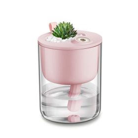 Creative Small Ecological Large Capacity Humidifier Usb Desktop (Option: Pink-USB)