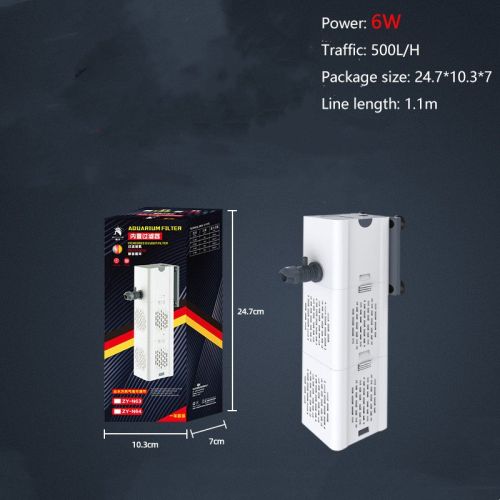 Fish Tank Filter Aquarium Filter Pump Circulation Built-in