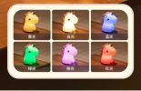 Cute Silicone LED Night Light Unicorn Deer For Kids USB Rechargeable Animal Dinosaur Bedroom Decor Touch Night Lamp For Gifts