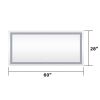 Frameless Rectangular LED Light Bathroom Vanity Mirror