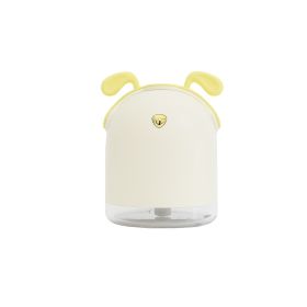 Micron Atomization Lights Smart Humidifier (Option: Yellow-USB)