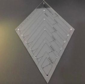 Diamond Patch Ruler Patchwork Tool (Option: 60degree quadrilateral)