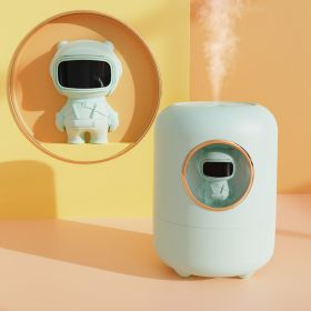 New Mini Spaceman Simple Usb Small Desktop Humidifier Diffuser (Option: Green-USB)